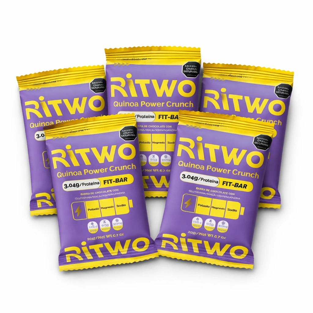 Barra de Chocolate con Proteína FIT-BAR Quinoa Power Crunch